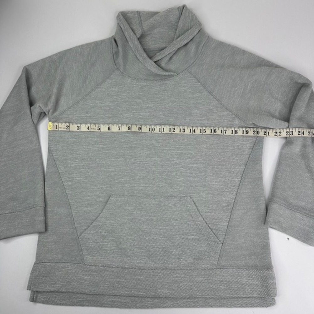 L.L.Bean Womens Gray Shawl Neck Pullover Athletic Sweatshirt‎ Size Medium - Picture 14 of 16